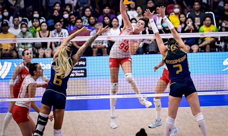 Seleção feminina é superada pela Turquia na Liga das Nações de vôlei