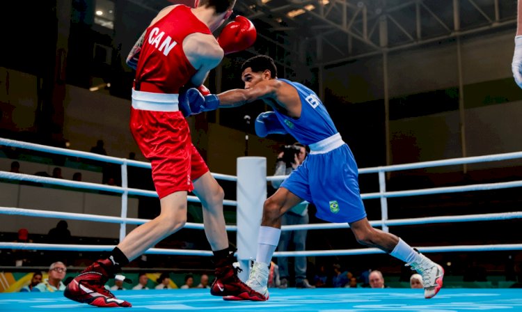 Boxeador Luiz Oliveira 'Bolinha' vence na estreia no Pan de Santiago