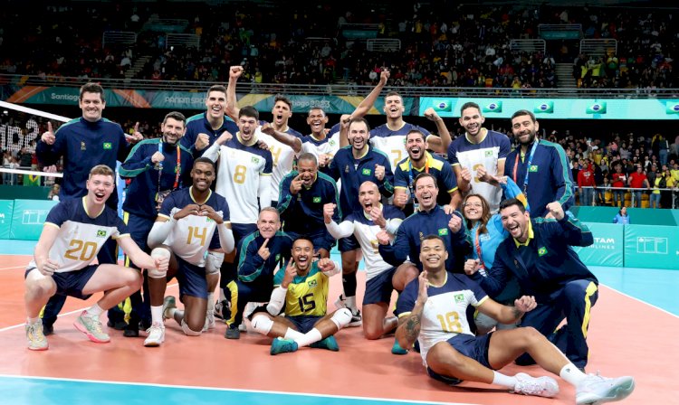 Pan: invicto, Brasil bate Cuba e vai às semifinais do vôlei masculino